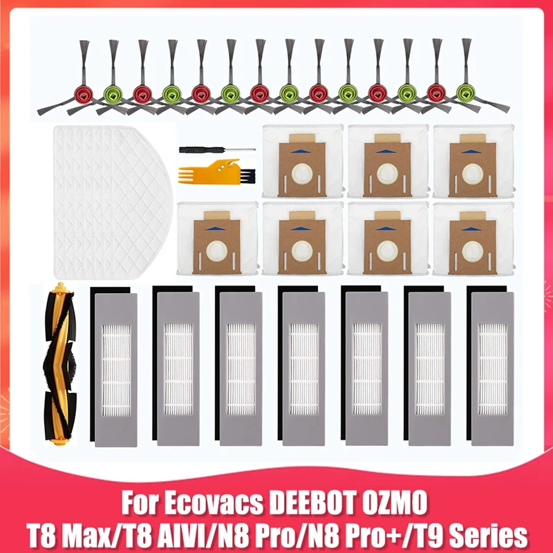 Новые сменные Аксессуары Для Ecovacs DEEBOT OZMO T8 Max T8 AIVI N8 Pro/N8 Pro + Robot Запчасти для пылесоса
Новые сменные Аксессуары Для Ecovacs DEEBOT OZMO T8 Max T8 AIVI N8 Pro/N8 Pro + Robot Запчасти для пылесоса