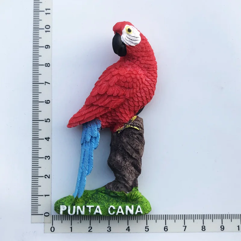 Dominica Red parrot stone Fridge Magnets Travel 3D Memorial Magnetic Refrigerator
Dominica Red parrot stone Fridge Magnets Travel 3D Memorial Magnetic Refrigerator