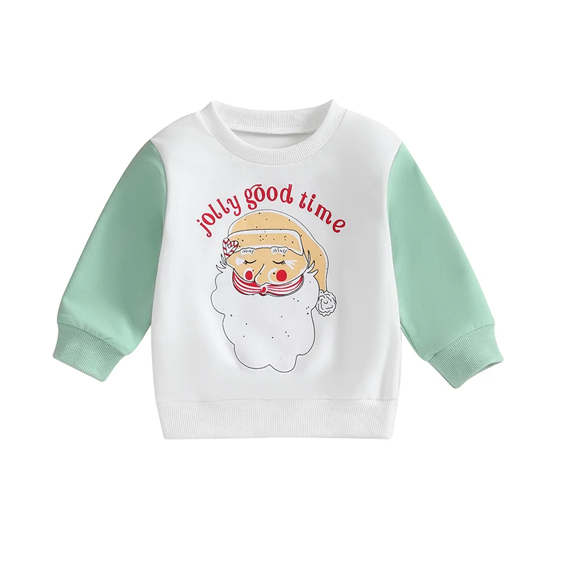 Kids Baby Sweatshirt Christmas Santa Print Long Sleeve Pullovers Autumn Tops for Toddler Baby Cute Fall Clothes
Kids Baby Sweatshirt Christmas Santa Print Long Sleeve Pullovers Autumn Tops for Toddler Baby Cute Fall Clothes