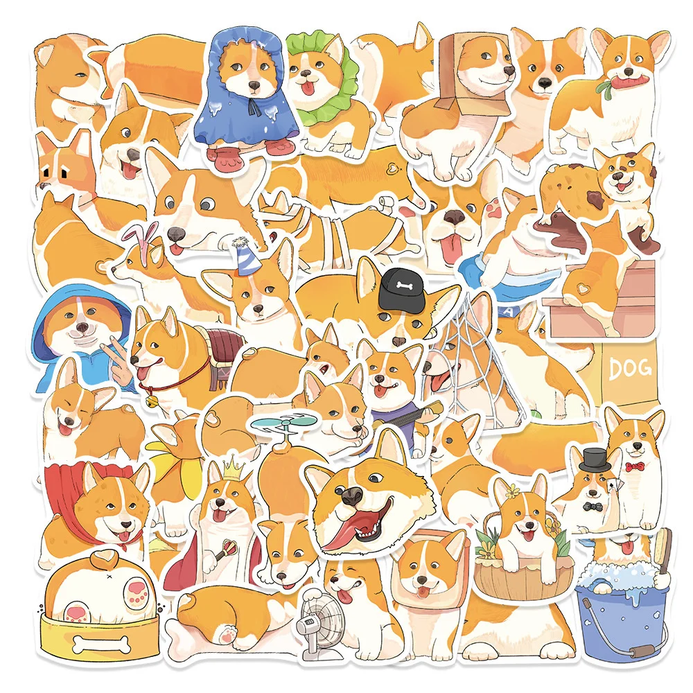 10/30/50PCS New DIY Corgi Cartoon Personality Creative Computer Luggage Mobile Phone Water Cup Car Decoration Waterproof Sticker
10/30/50PCS New DIY Corgi Cartoon Personality Creative Computer Luggage Mobile Phone Water Cup Car Decoration Waterproof Sticker