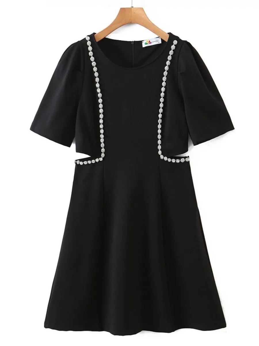 Good Quality Plus Size Dresses Women 2023 Summer Sexy Heavy Beading Diamond Waistless O-Neck Puff Sleeve One-piece
Good Quality Plus Size Dresses Women 2023 Summer Sexy Heavy Beading Diamond Waistless O-Neck Puff Sleeve One-piece