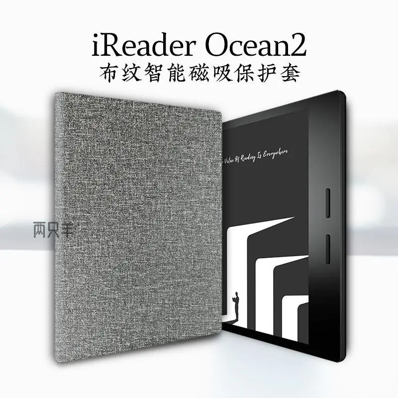 For IReader Ocean3 Protective Case Intelligent Magnetic Cover E-book 7-inch Ocean2 Fabric Shell Business Solid Color Style
For IReader Ocean3 Protective Case Intelligent Magnetic Cover E-book 7-inch Ocean2 Fabric Shell Business Solid Color Style