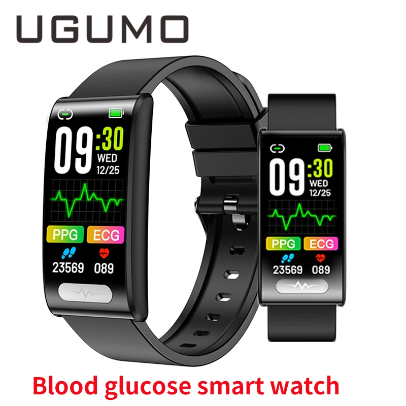 UGUMO 1.47" Full Touch Screen Smart Bracelet Blood Pressure Heart Rate ECG PPG Blood Glucose Monitoring Smartwatch for Women Men
UGUMO 1.47" Full Touch Screen Smart Bracelet Blood Pressure Heart Rate ECG PPG Blood Glucose Monitoring Smartwatch for Women Men