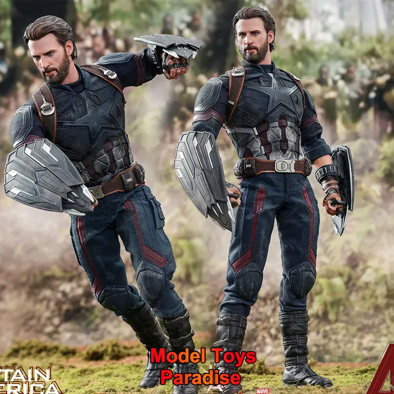

HOTTOYS HT MMS480 1/6 Men Soldier The Avengers Captain America Super Hero Full Set 12inch Action Figure Collectible Toys Gifts