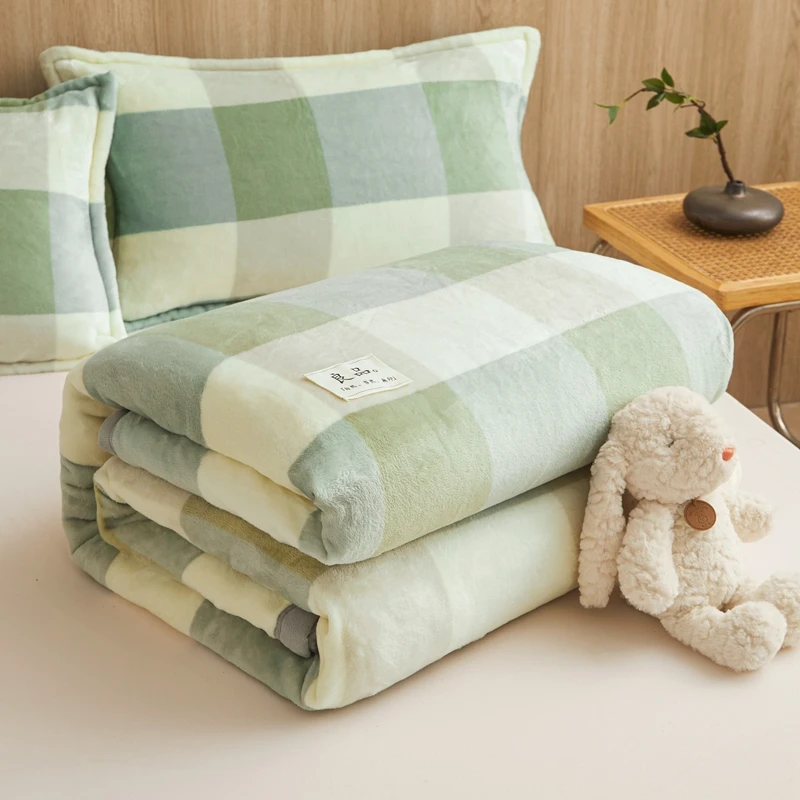 Plaid Bed Blankets Autumn Winter Soft Warm Fluffy Throw Blanket Sofa Coral Fleece Bedspread On Bed for Adults Blanket Pillowcase
Plaid Bed Blankets Autumn Winter Soft Warm Fluffy Throw Blanket Sofa Coral Fleece Bedspread On Bed for Adults Blanket Pillowcase