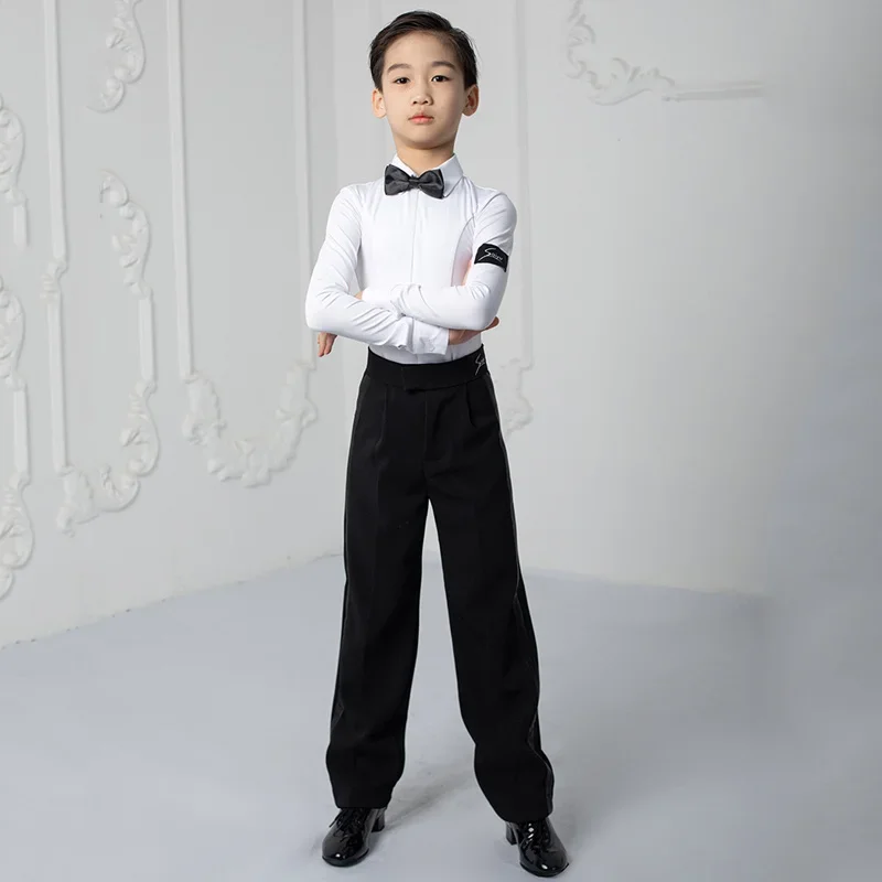 Latin Dance Competition Clothes Kids Professional Shirts Pants Suits Tap Dance Costume Boys Latin Standard Wear
Latin Dance Competition Clothes Kids Professional Shirts Pants Suits Tap Dance Costume Boys Latin Standard Wear
