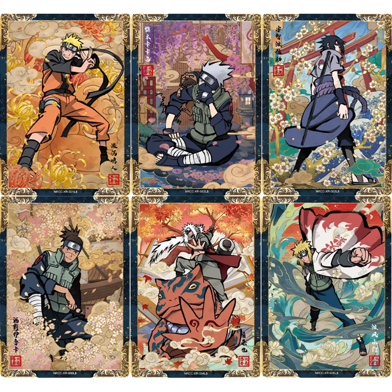 

KAYOU Genuine Naruto Latest Ninja Era Special Pack XR 1-6 Uzumaki Naruto Uchiha Sasuke Hatake Kakashi Anime Collection Card Gift