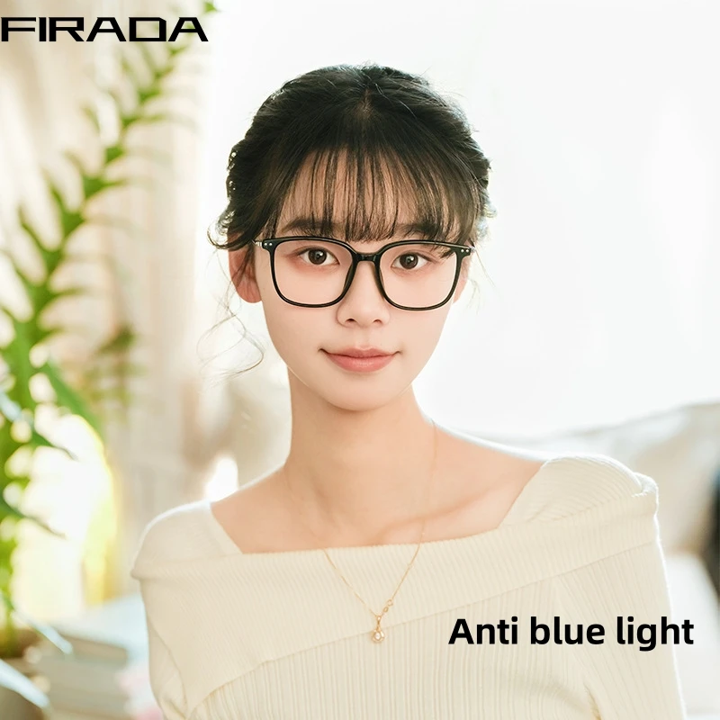 

Модные удобные очки FIRADA в ретро стиле, женские квадратные очки с оправой для рецептурных очков с защитой от синего света, D19323H