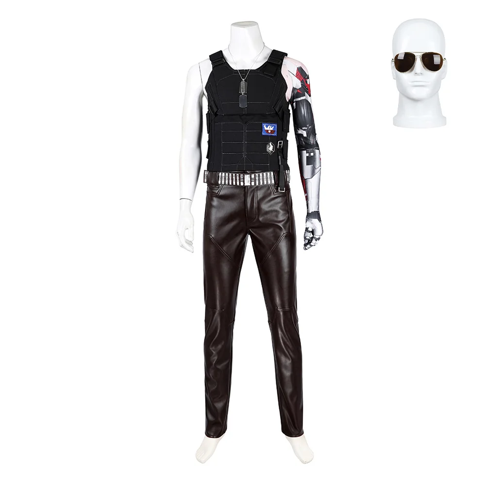 Johnny Silverhand Cosplay Costume Game 2077 Disfraz Fantasy Halloween Carnival Suit
Johnny Silverhand Cosplay Costume Game 2077 Disfraz Fantasy Halloween Carnival Suit