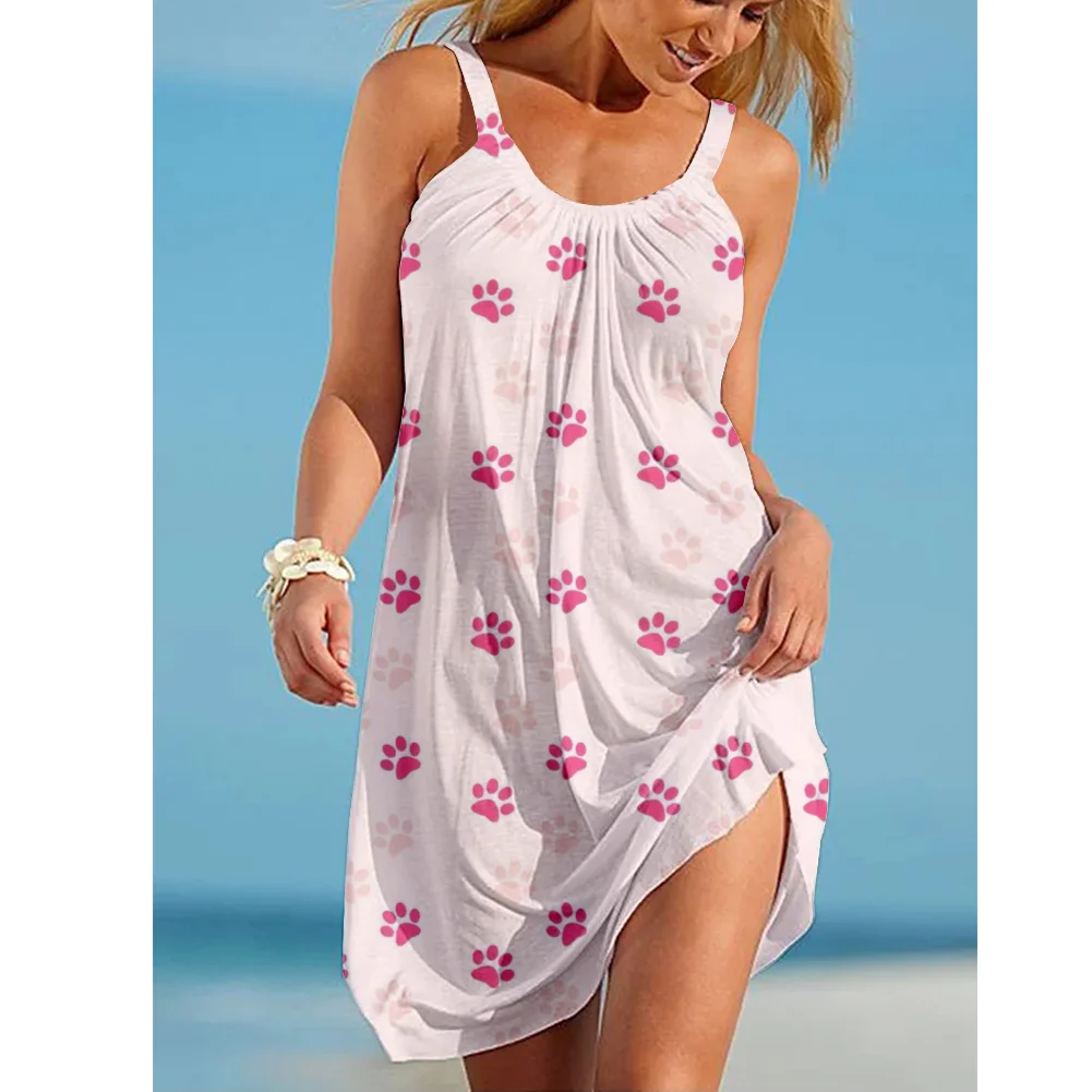 2023New Boho Nature Scenery Sexy Women Beach Pink Dress Print Off Shoulder Sleeveless Sundress Summer Holiday Beachwear Night
2023New Boho Nature Scenery Sexy Women Beach Pink Dress Print Off Shoulder Sleeveless Sundress Summer Holiday Beachwear Night