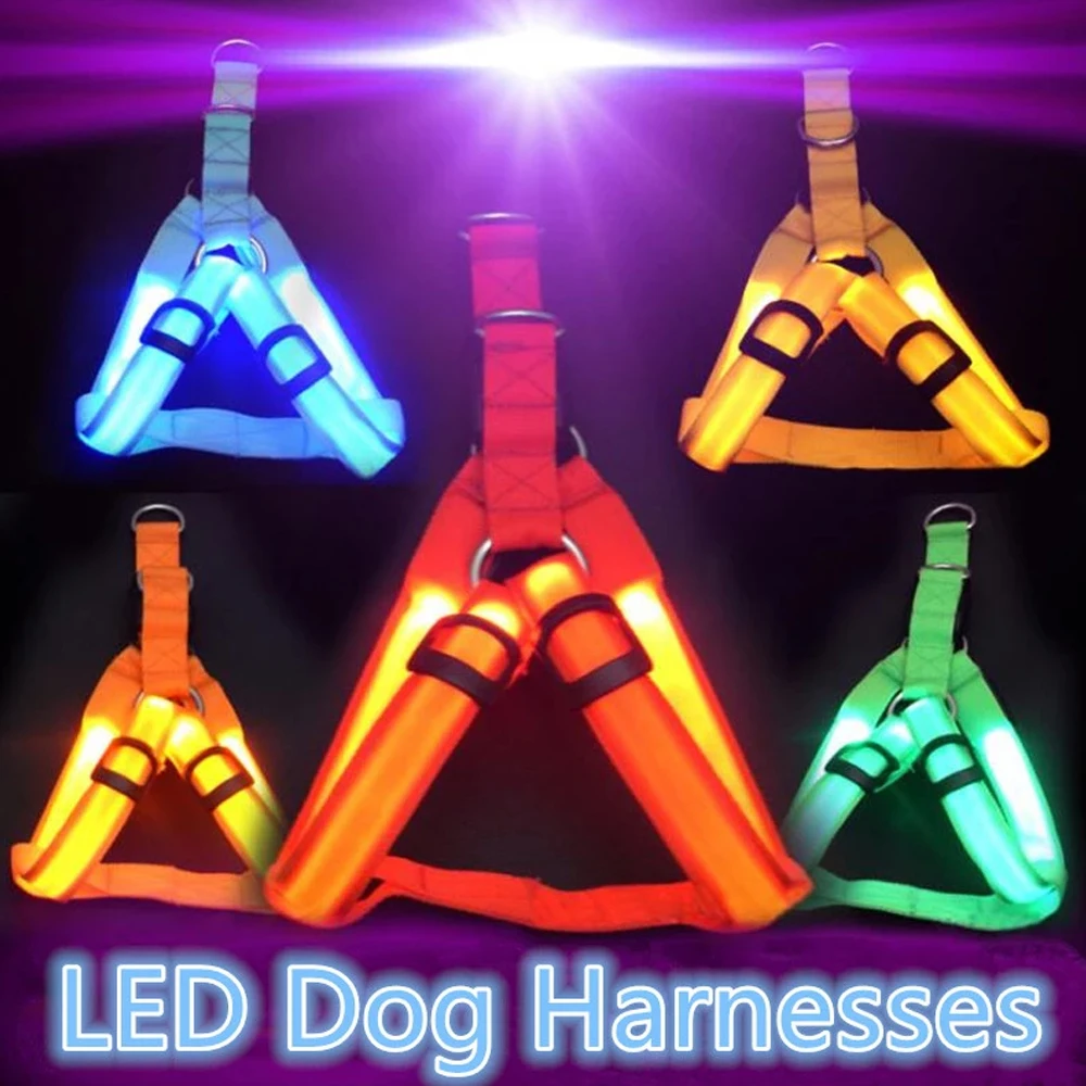 USB Rechargeable Luminous LED Light Nylon Pet Dogs Collar Night Safety Anti-Lost Harness Leash Belt Adjustable Battery Powered
USB Rechargeable Luminous LED Light Nylon Pet Dogs Collar Night Safety Anti-Lost Harness Leash Belt Adjustable Battery Powered