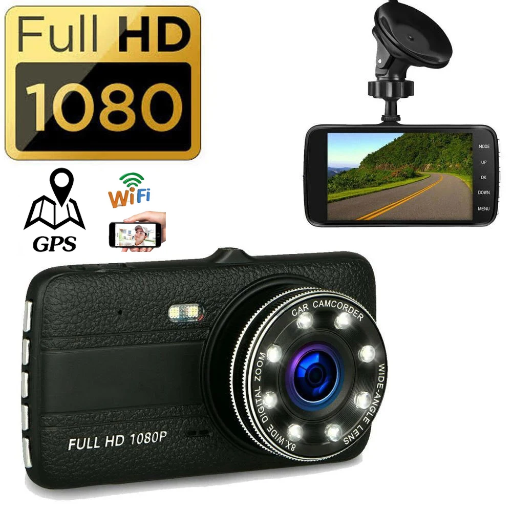 Car DVR WiFi Dash Cam Full HD 1080P Rear View Vehicle Camera Video Recorder Black Box Auto Dashcam GPS Logger Car Accessories
Car DVR WiFi Dash Cam Full HD 1080P Rear View Vehicle Camera Video Recorder Black Box Auto Dashcam GPS Logger Car Accessories