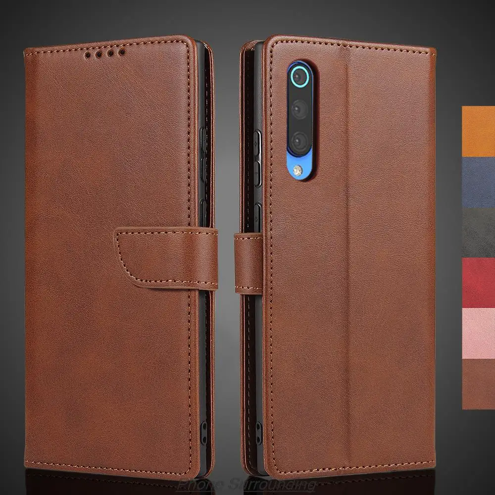 

Wallet Flip Cover Leather Case for Xiaomi Mi 9 Lite Mi9 Xiaomi Mi 9 SE 9SE Pu Leather Phone Bags protective Holster Fundas Coque