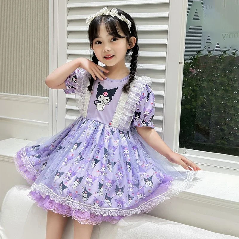 2024 Kids Girls Lolita Summer Dress Sanrios Anime My Melody Kuromi Cute Birthday Princess Dresses Fashion Tutu Vestidos Dress
2024 Kids Girls Lolita Summer Dress Sanrios Anime My Melody Kuromi Cute Birthday Princess Dresses Fashion Tutu Vestidos Dress