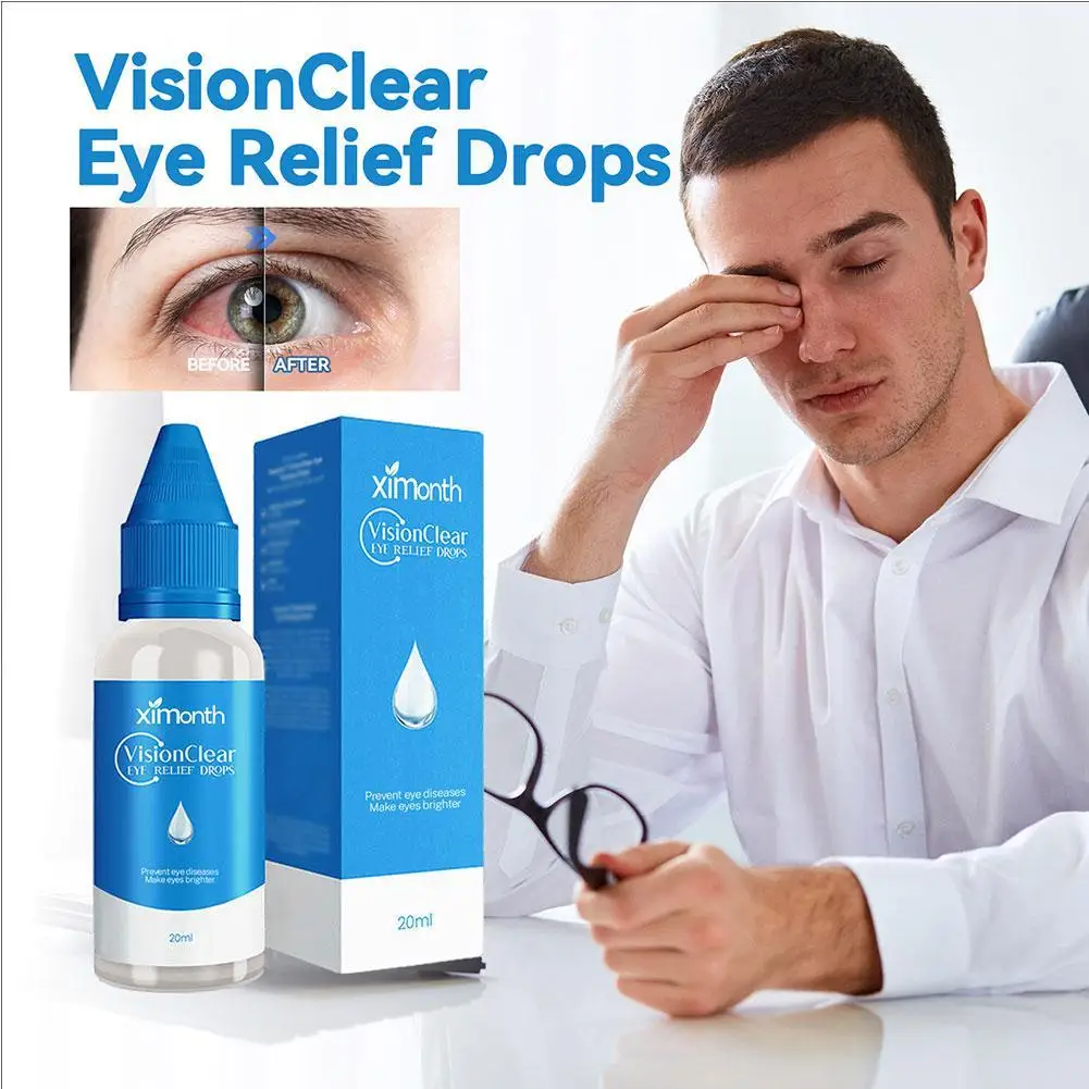 20ml Eye Drops Relieve Eye Fatigue Dry Redness Treatment Blurred Vision Anti-Inflammatory Sooth Eyesight Improvement Liquid
20ml Eye Drops Relieve Eye Fatigue Dry Redness Treatment Blurred Vision Anti-Inflammatory Sooth Eyesight Improvement Liquid