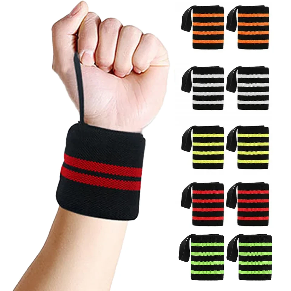 

1Pair Wristband Wrist Support Brace Straps Extra Strength Weight Lifting Wrist Wraps Bandage Fitness Gym Training Wrist Wrap