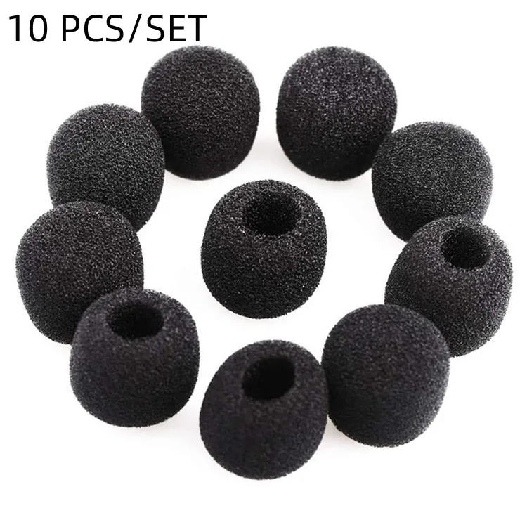 High Quality Practical To Use Microphone Cover Microphone Cover 10Pcs 12x10mm Black For Gaming Headset Headworn Mic
High Quality Practical To Use Microphone Cover Microphone Cover 10Pcs 12x10mm Black For Gaming Headset Headworn Mic