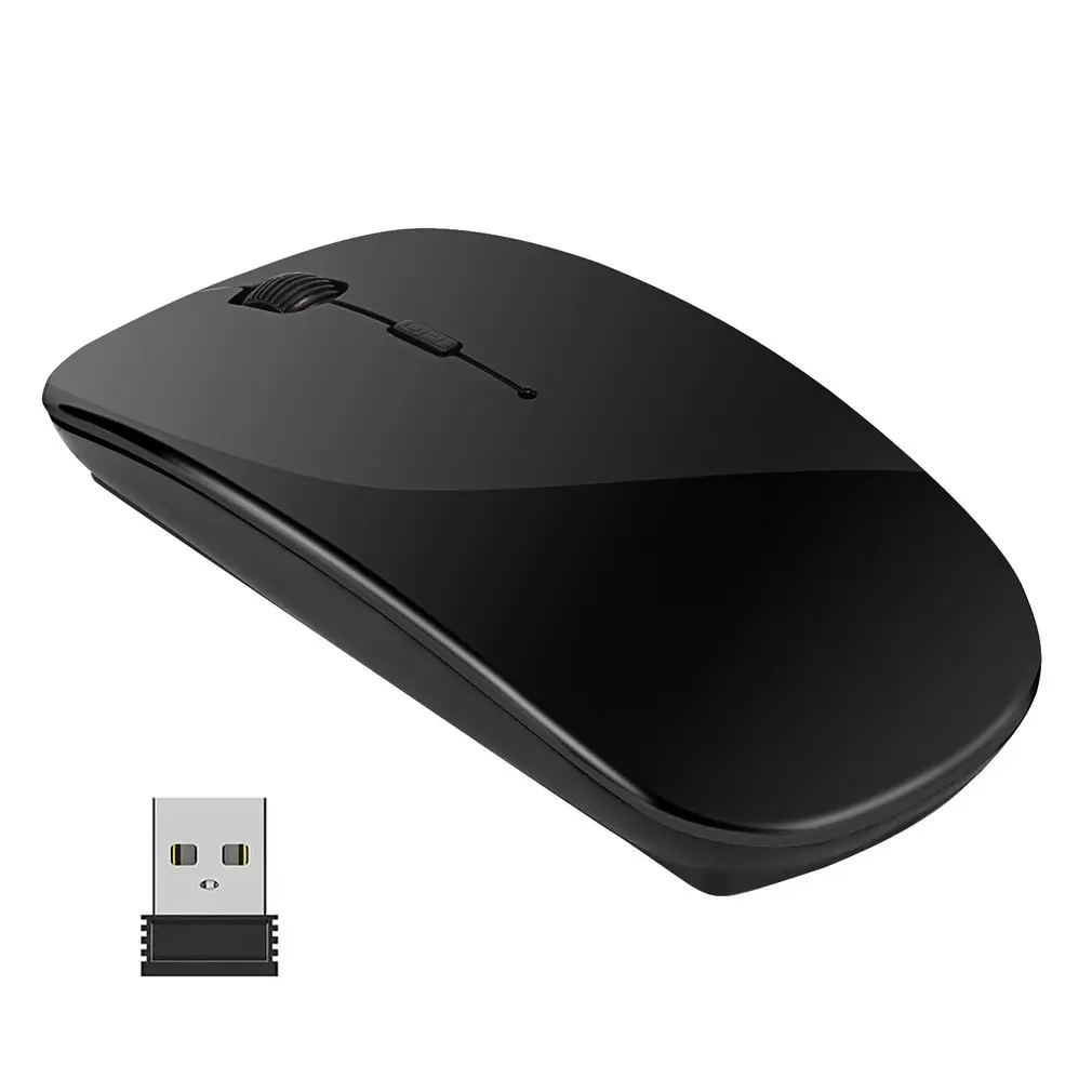 

Беспроводная мышь для ноутбука, ПК, 2,4 ГГц, USB перезаряжаемые мыши, беспроводная Бесшумная компьютерная мышь для ноутбука, ПК, ноутбука, беспроводная мышь