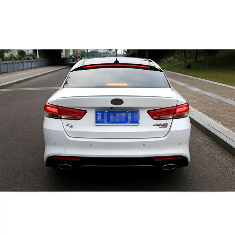 Задний спойлер Osmrk на крышу заднего крыла из АБС-пластика для Kia K5 Optima 2011-2016 с дополнительным тормозом
Задний спойлер Osmrk на крышу заднего крыла из АБС-пластика для Kia K5 Optima 2011-2016 с дополнительным тормозом