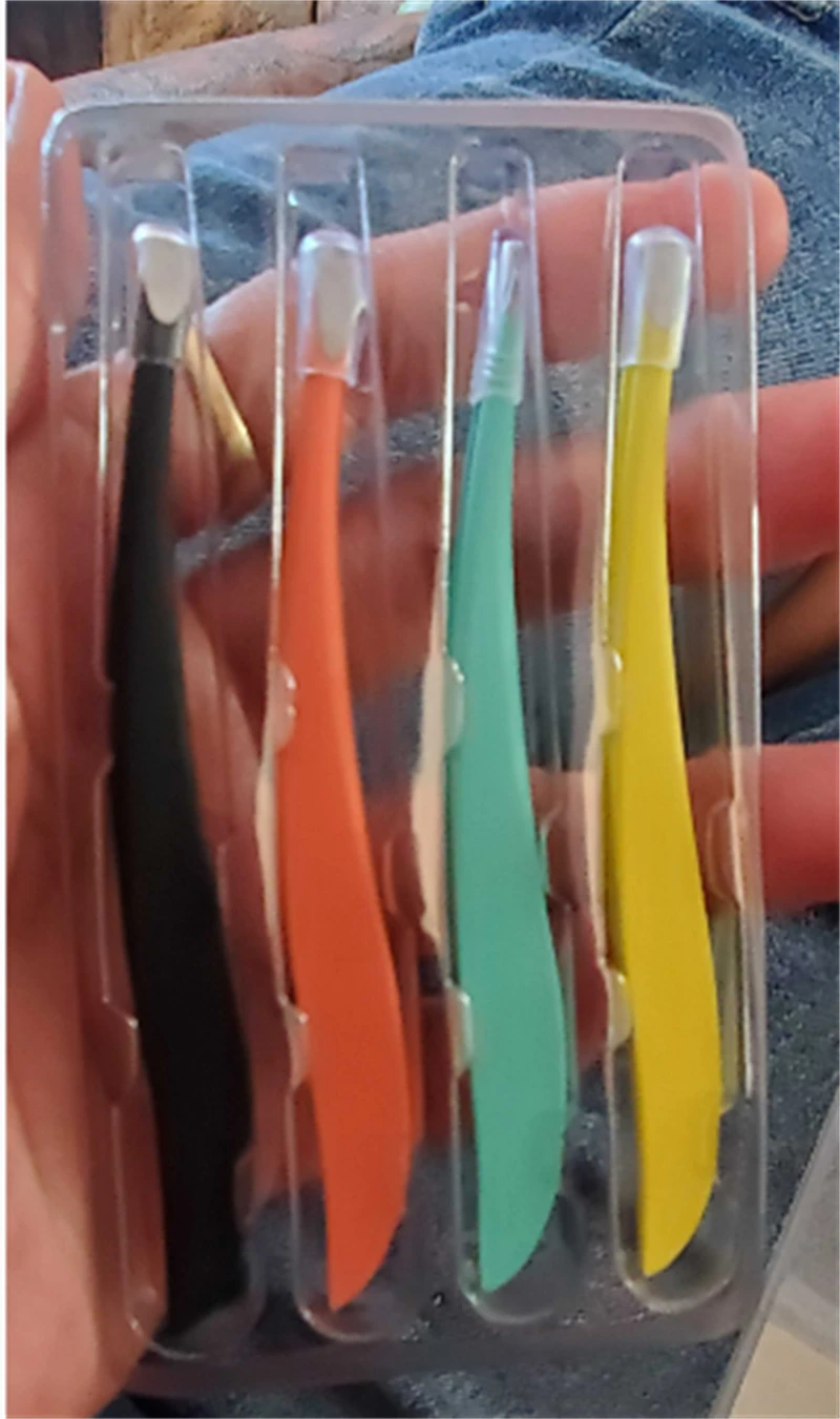 4 pcs/set Colorful New Arrival Professional Stainless Steel Tweezer Eyebrow Face Nose Hair Clip Remover Tool Clip
4 pcs/set Colorful New Arrival Professional Stainless Steel Tweezer Eyebrow Face Nose Hair Clip Remover Tool Clip