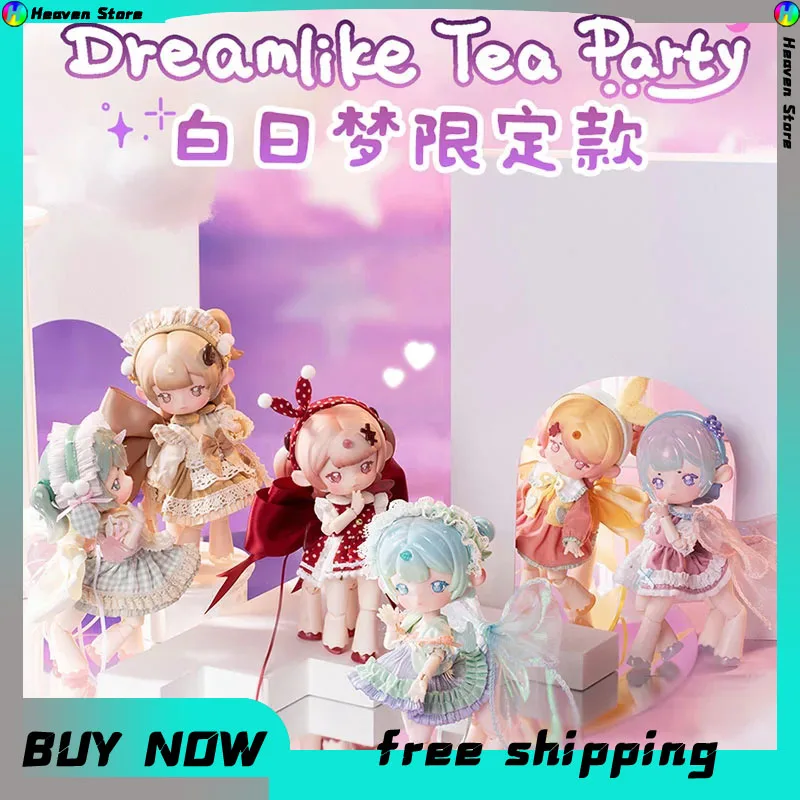 

New Penny Treasure Box Dream Tea Party Daydream Limited Can Move Doll Blind Box Pony Bjd Model Play Sd Decoration Gift