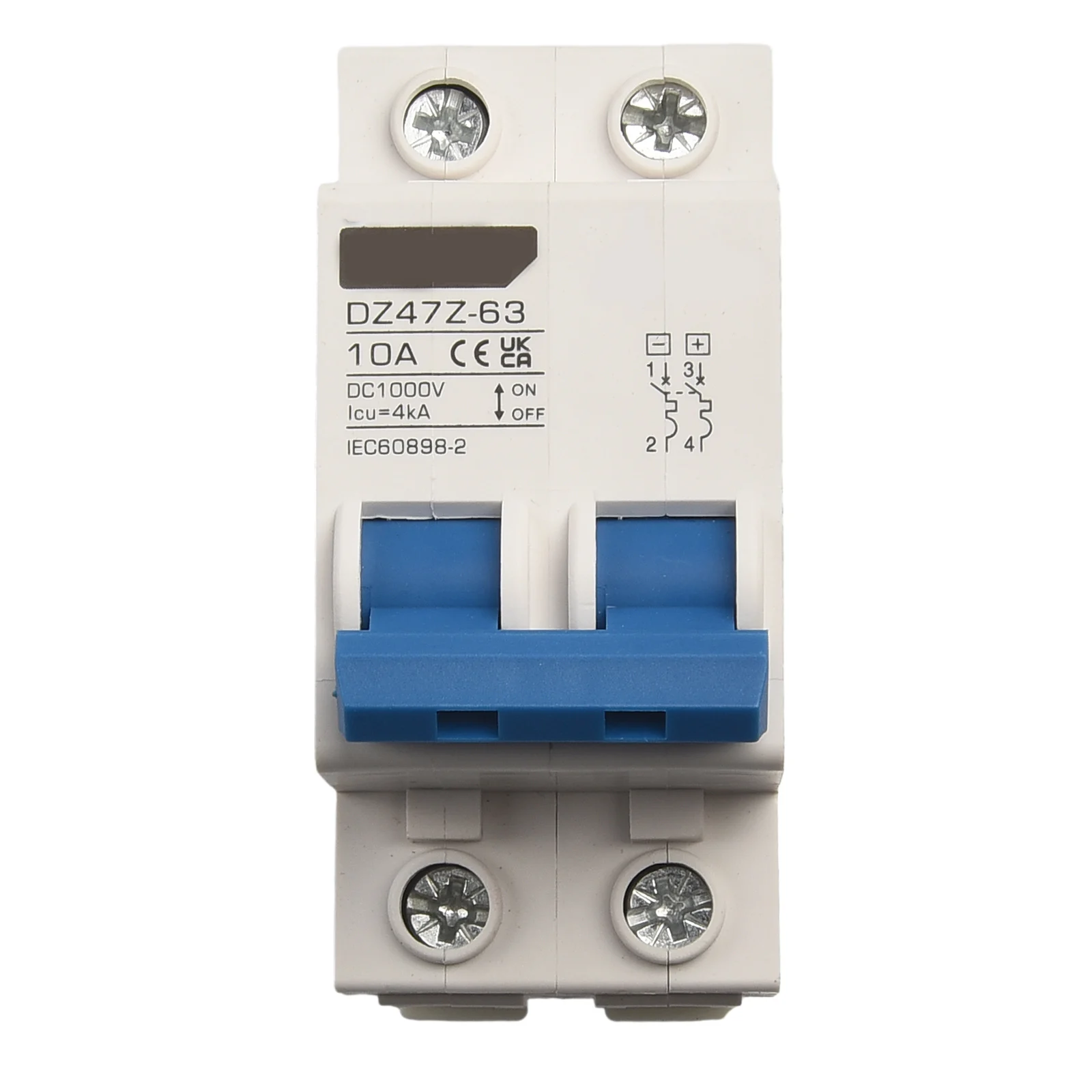 Fast Trip DC Miniature Circuit Breaker 2 Pole 1000V 32 Amp Reliable Safety for DC Power Systems Easy Installation on DIN Rail
Fast Trip DC Miniature Circuit Breaker 2 Pole 1000V 32 Amp Reliable Safety for DC Power Systems Easy Installation on DIN Rail