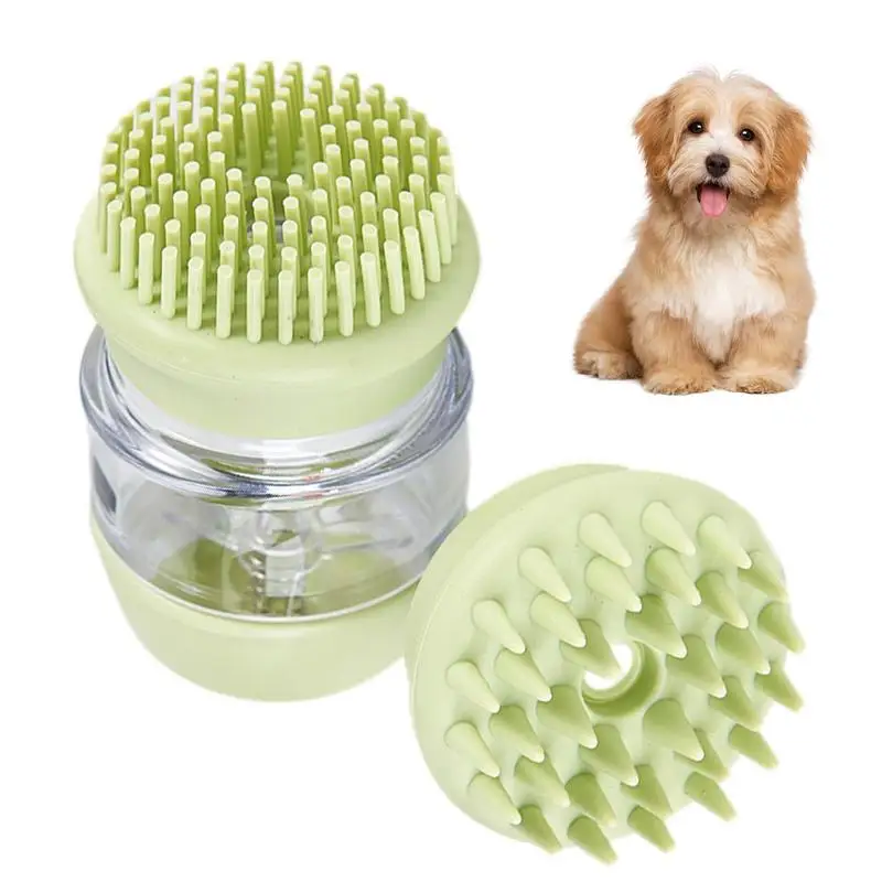 

Cat Grooming Bath Brush Refillable Bath Comb Brush For Dog And Cat Pet Hair Care Accessories Deep Cleaning Comb For Pet Shelter