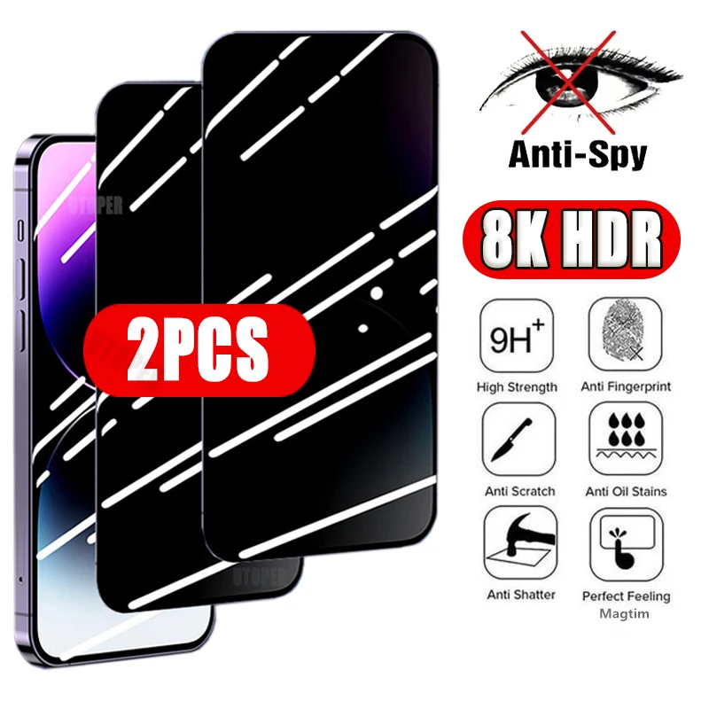 2 шт. противошпионский чехол из закаленного стекла для IPhone 15 14 13 12 11 Pro Max XR X XS 7 8 Plus полное покрытие защита экрана стеклянная пленка
2 шт. противошпионский чехол из закаленного стекла для IPhone 15 14 13 12 11 Pro Max XR X XS 7 8 Plus полное покрытие защита экрана стеклянная пленка