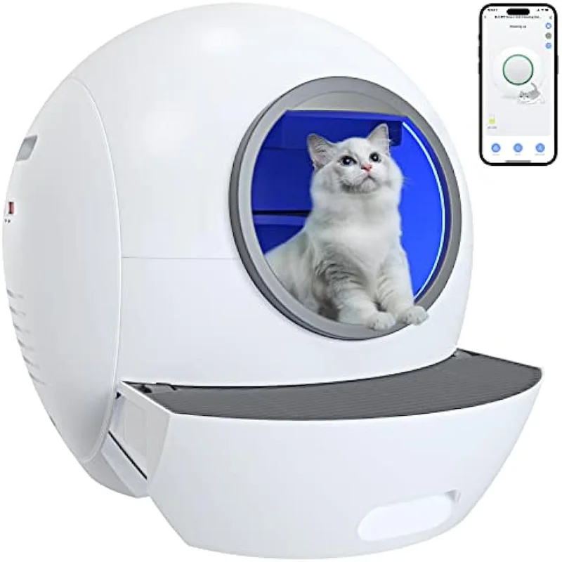 

Wi-Fi Automatic Smart Cat Litter Box Large Cat Toilet Drawer Type Fully Closed Anti Splash Arenero Gato Cerrado Pet Products