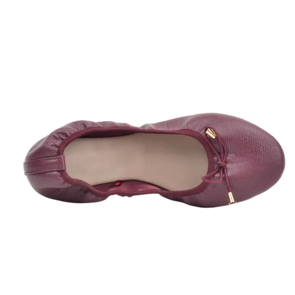 Fashion Shallow Mouth PU Ballet Shoes Bowknot Lightweight Soft Sole Flat Shoes Thread Foldable Chicken Rolls Dance Shoes Yoga 7 Sdf6a5590e79c42d1bb49ff5d94b8b616u