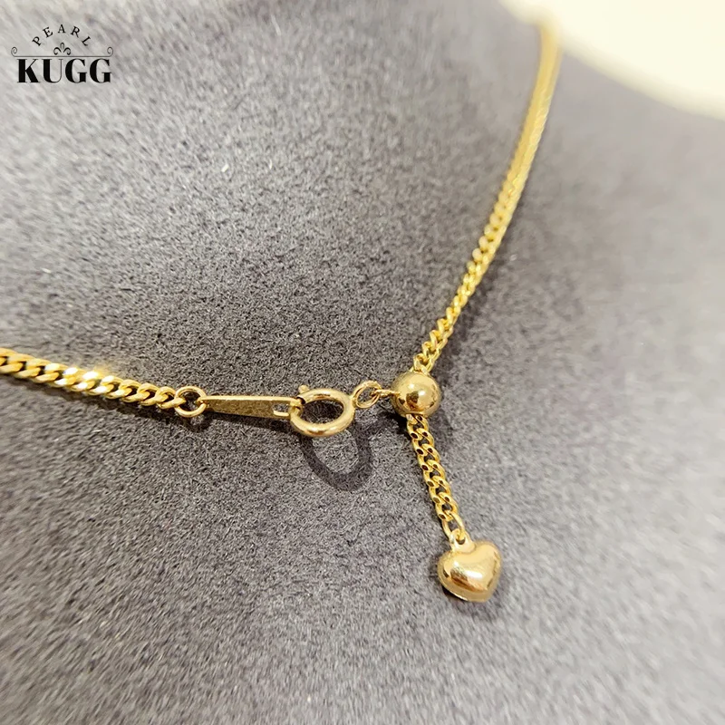 KUGG 18K Yellow Gold Necklace Fashion Cuban Chain Design lNS Style Exquisite Party Jewelry for Women and Girls Can Customize
KUGG 18K Yellow Gold Necklace Fashion Cuban Chain Design lNS Style Exquisite Party Jewelry for Women and Girls Can Customize