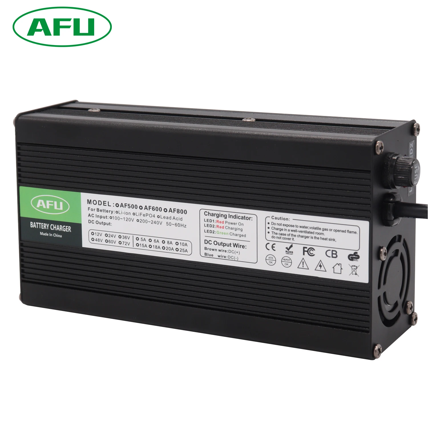 

58.4V 6A LiFePO4 Battery Charger Usd For 16S 48V 51.2V E-bike LiFePO4 Battery Pack