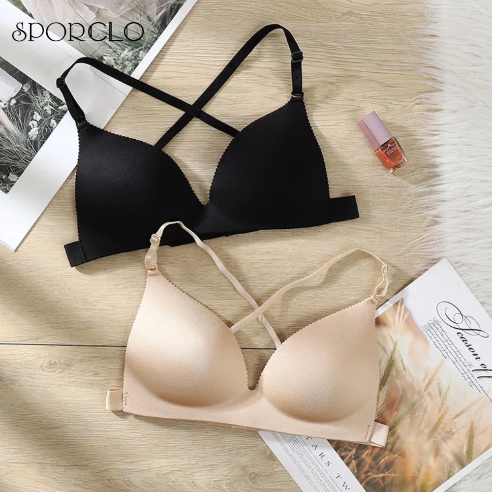 SPORCLO 1 PC Comfort Wire Free Bras Women Underwear Seamless Bras Top Sexy Lingerie Push Up Bralette Adjustable Female Intimates
SPORCLO 1 PC Comfort Wire Free Bras Women Underwear Seamless Bras Top Sexy Lingerie Push Up Bralette Adjustable Female Intimates