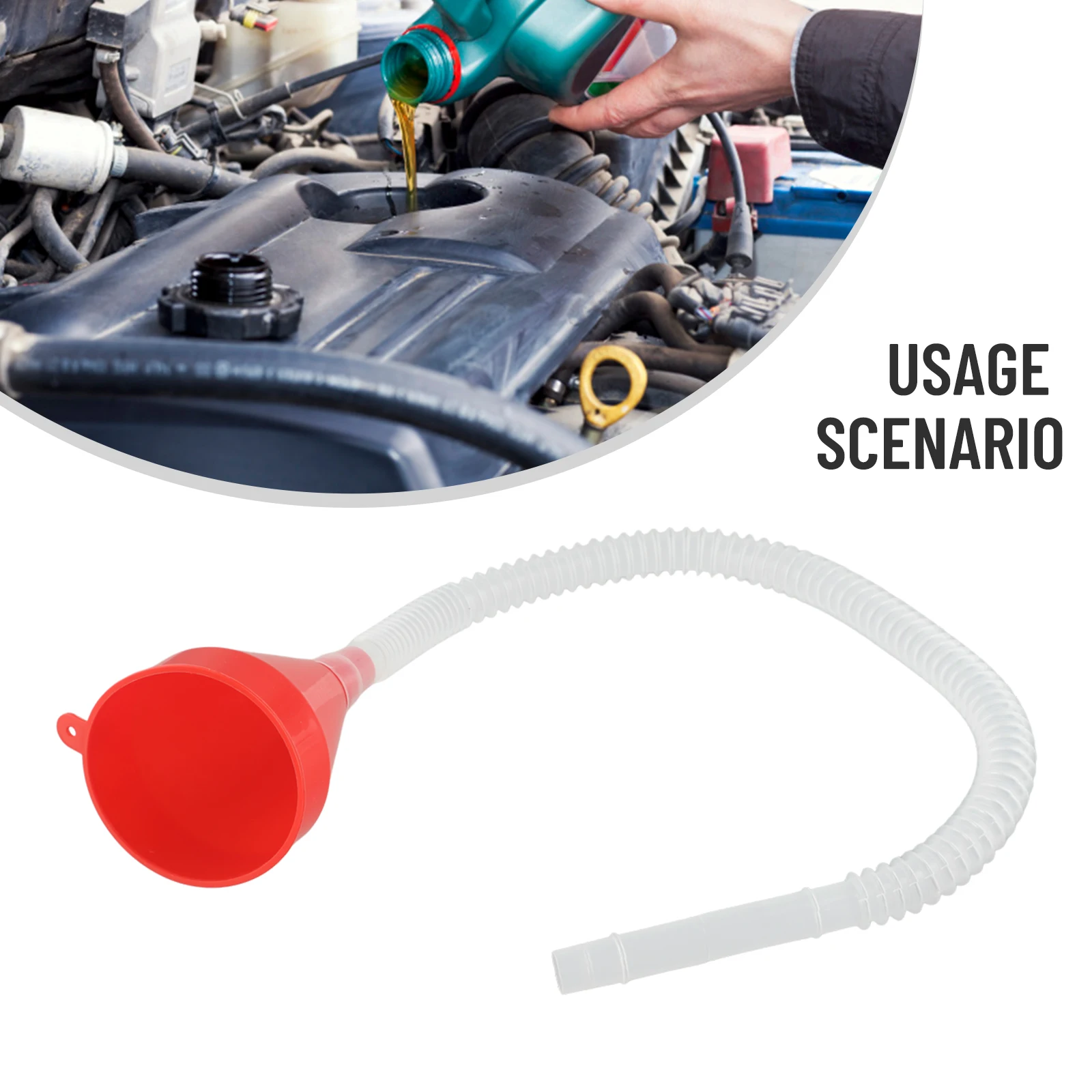 Detachable Hose Gasoline Oil Funnel Compact and Easy to Carry Drip proof Design Suitable for Automotive and Tool Maintenance
Detachable Hose Gasoline Oil Funnel Compact and Easy to Carry Drip proof Design Suitable for Automotive and Tool Maintenance