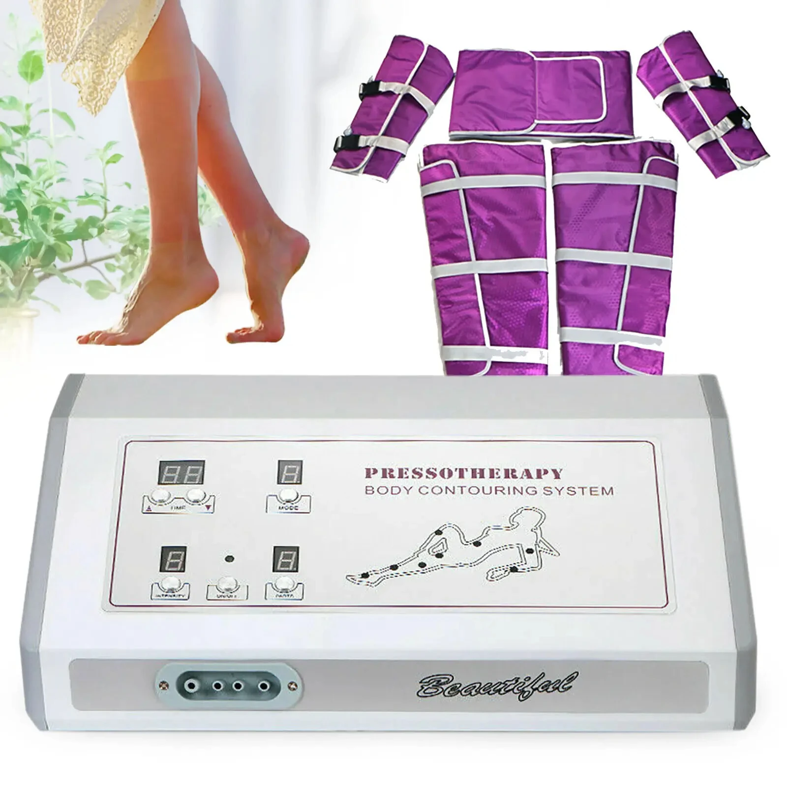 

Professional Pressotherapy Machine For Body Legs Abdomen Complete Lymphatic Drainage Anti-Cellulite Compression Infrared Device