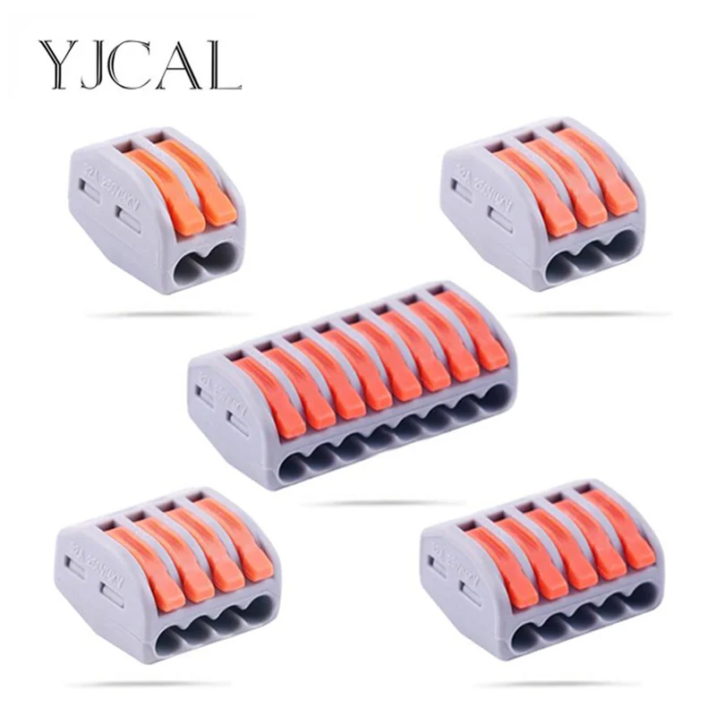 Wire Connector 30 50 100 PCS Push-in Terminal Block Electrical Cage Spring Universal Fast Wire Connectors House Led Connector
Wire Connector 30 50 100 PCS Push-in Terminal Block Electrical Cage Spring Universal Fast Wire Connectors House Led Connector