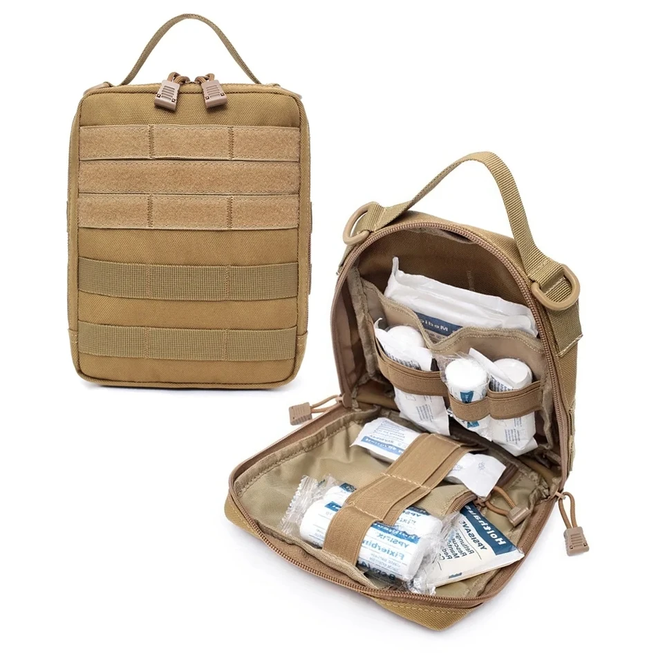 

Уличный портативный медицинский набор, комплект для аварийной спасательной ситуации, сумка для аксессуаров MOLLE, инструмент для повседневного использования и прочее, поясная сумка для хранения