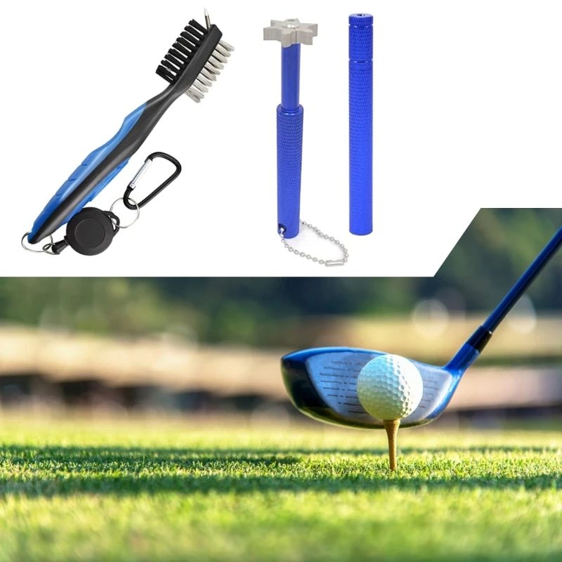 Portable Double Sided Golf Club Brush Golf Club Sharpener Grooving Tool Golf Putter Wedges Balls Grooves Cleaner Golf Accessory
Portable Double Sided Golf Club Brush Golf Club Sharpener Grooving Tool Golf Putter Wedges Balls Grooves Cleaner Golf Accessory