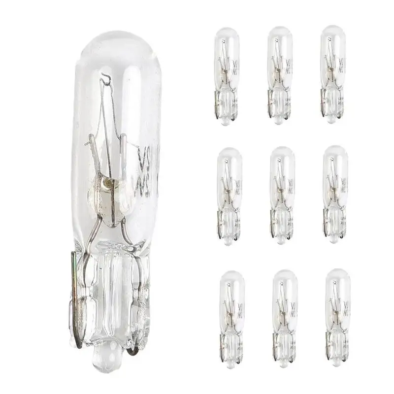 Halogen Flood Light T5 286 Halogen Light Bulbs 1.2 Watt 2 Pin Light Bulbs Small Light Bulbs For Luggage Compartment Light Dome
Halogen Flood Light T5 286 Halogen Light Bulbs 1.2 Watt 2 Pin Light Bulbs Small Light Bulbs For Luggage Compartment Light Dome