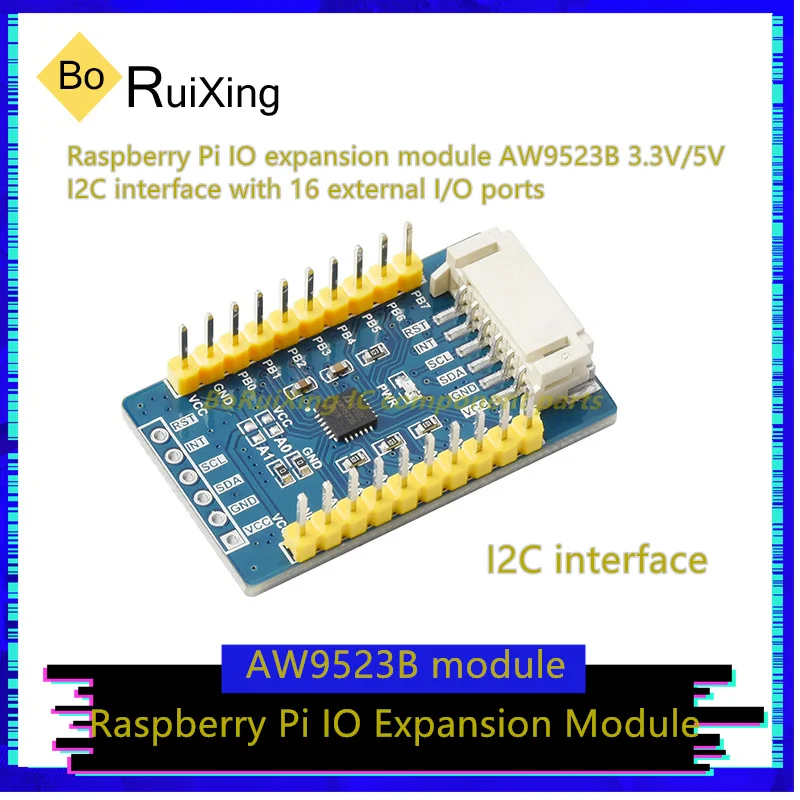 5PCS/LOT AW9523B IO Expansion Module AW9523B 3.3V/5V I2C Interface With 16 External IO Ports
5PCS/LOT AW9523B IO Expansion Module AW9523B 3.3V/5V I2C Interface With 16 External IO Ports