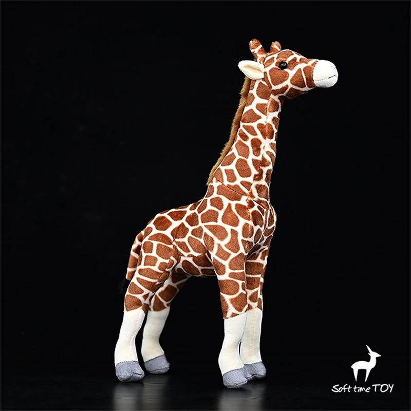 

Giraffe High Fidelity Anime Cute Plushie Grassland Animals Plush Toys Lifelike Animals Simulation Stuffed Doll Kawai Toy Gifts