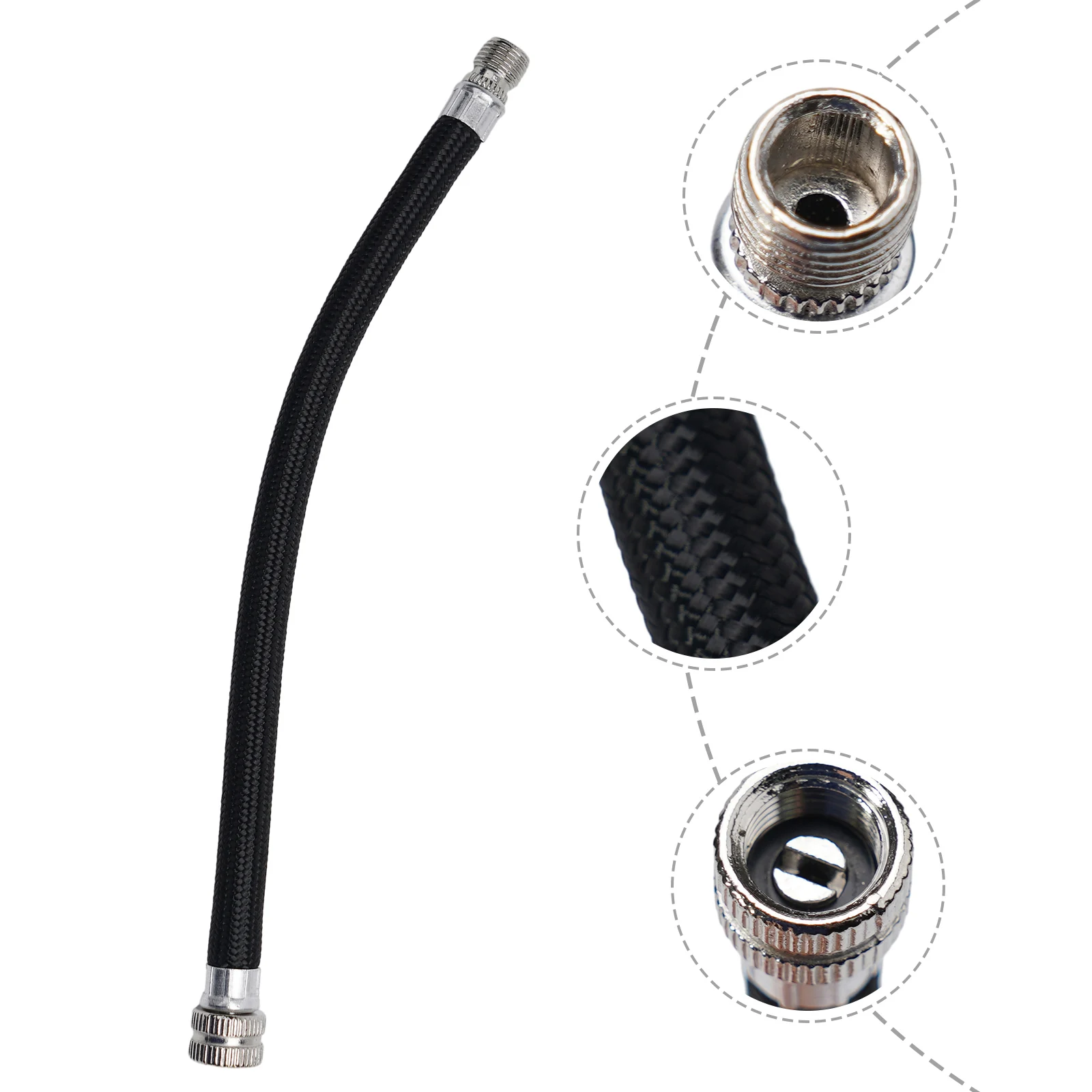 Bicycle Accessories Pump Extension Tube AV Tire Inflation Black Cycling Parts For-Schrader Valve Rubber + Copper Durable
Bicycle Accessories Pump Extension Tube AV Tire Inflation Black Cycling Parts For-Schrader Valve Rubber + Copper Durable