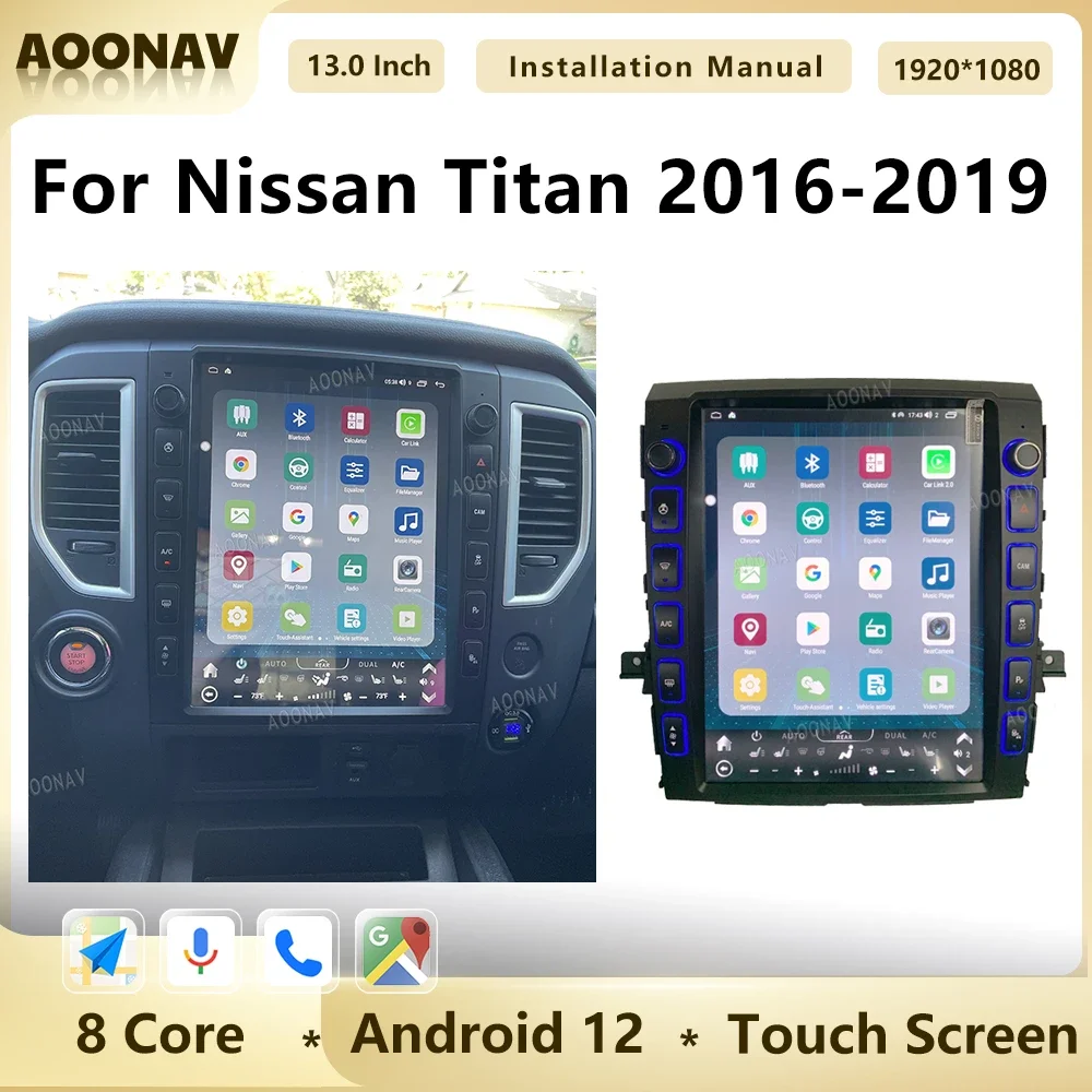 Автомагнитола на Android 12 для Nissan Titan 2016 2017-2019, 13 дюймов, GPS-навигация, стерео, мультимедиа, 4G, Автомобильный плеер, головное устройство
Автомагнитола на Android 12 для Nissan Titan 2016 2017-2019, 13 дюймов, GPS-навигация, стерео, мультимедиа, 4G, Автомобильный плеер, головное устройство
