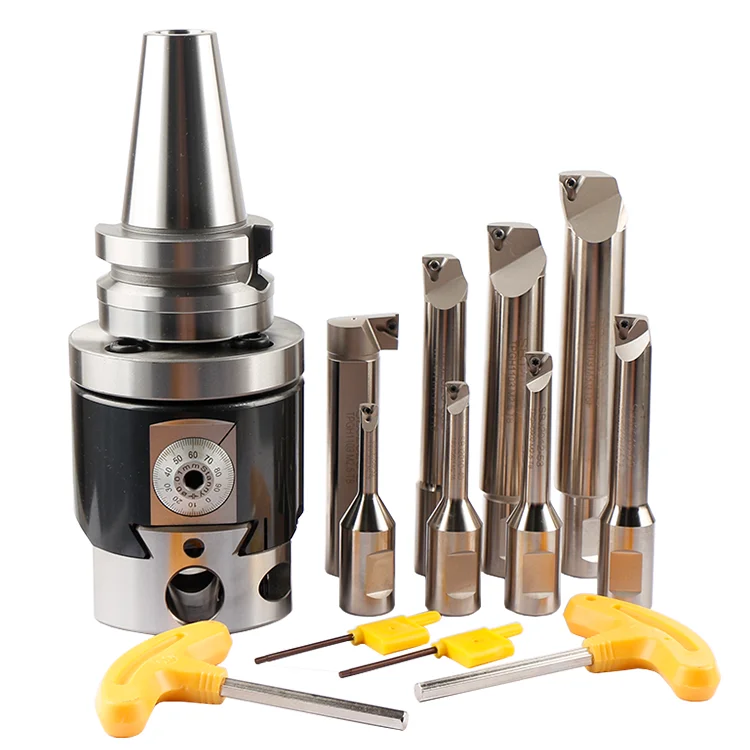 High Precision BT30 BT40 BT40 1PCS Set NBH2084 Boring Head System Holder Boring Hole Rang 8 To 280mm Boring Tool
High Precision BT30 BT40 BT40 1PCS Set NBH2084 Boring Head System Holder Boring Hole Rang 8 To 280mm Boring Tool