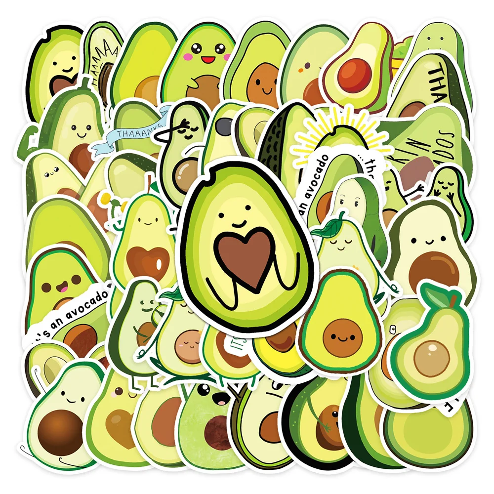 10/30/50PCS New Avocado Cartoon Personality Creative Computer Suitcase Mobile Phone Car Decoration Waterproof Sticker Wholesale
10/30/50PCS New Avocado Cartoon Personality Creative Computer Suitcase Mobile Phone Car Decoration Waterproof Sticker Wholesale