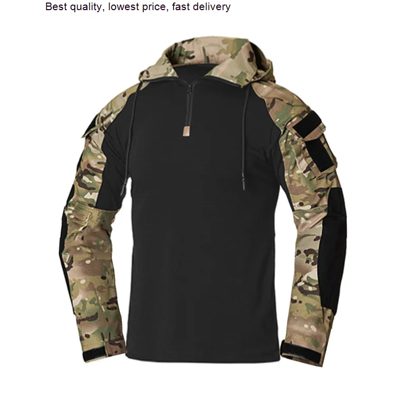 Men Army Tactical Equipment Multicam Black Military Combat CP Camouflage Airsoft Caze Shirts Camping Climbing Hunting Clothing
Men Army Tactical Equipment Multicam Black Military Combat CP Camouflage Airsoft Caze Shirts Camping Climbing Hunting Clothing