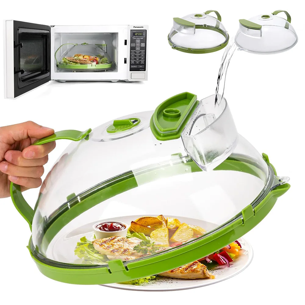 Microwave Cover For Food Clear Microwave Splatter Cover With Water Steamer And Handle 10 Inch Plate Covers Kitchen Gadgets
Microwave Cover For Food Clear Microwave Splatter Cover With Water Steamer And Handle 10 Inch Plate Covers Kitchen Gadgets