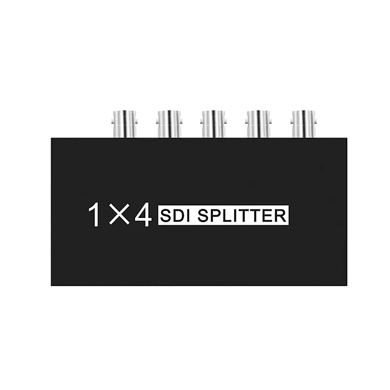 

US EU UK AU 1x4 SDI Splitter Amplifier Converter SD-SDI HD-SDI 3G-SDI Video Repeater Extender Adapte