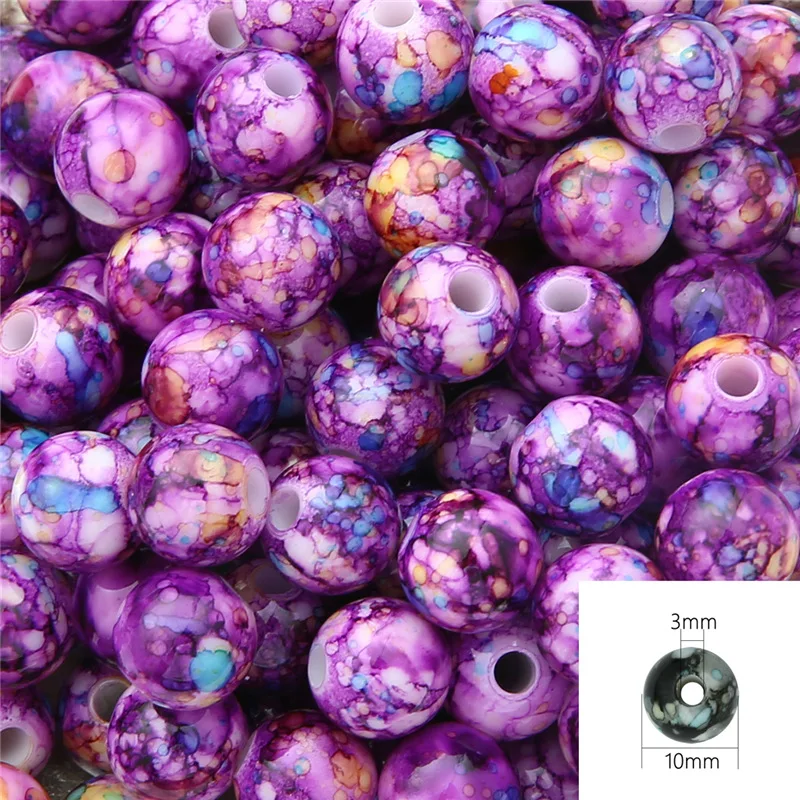 12/10/8mm 30/50/100Pcs Acrylic Patterned Round Beads For Handmade Earrings Bracelet DIY Fashion Materia Accessories
12/10/8mm 30/50/100Pcs Acrylic Patterned Round Beads For Handmade Earrings Bracelet DIY Fashion Materia Accessories