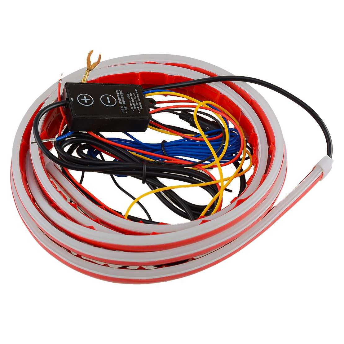 Универсальный Автомобильный Запуск 2 м, динамический потоковый белый и желтый цвет, зеркальная полоса, дневной свет, дневной свет, лампа указателя поворота 
Универсальный Автомобильный Запуск 2 м, динамический потоковый белый и желтый цвет, зеркальная полоса, дневной свет, дневной свет, лампа указателя поворота